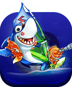shark play sea